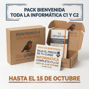 PACK BIENVENIDA C1 Y C2