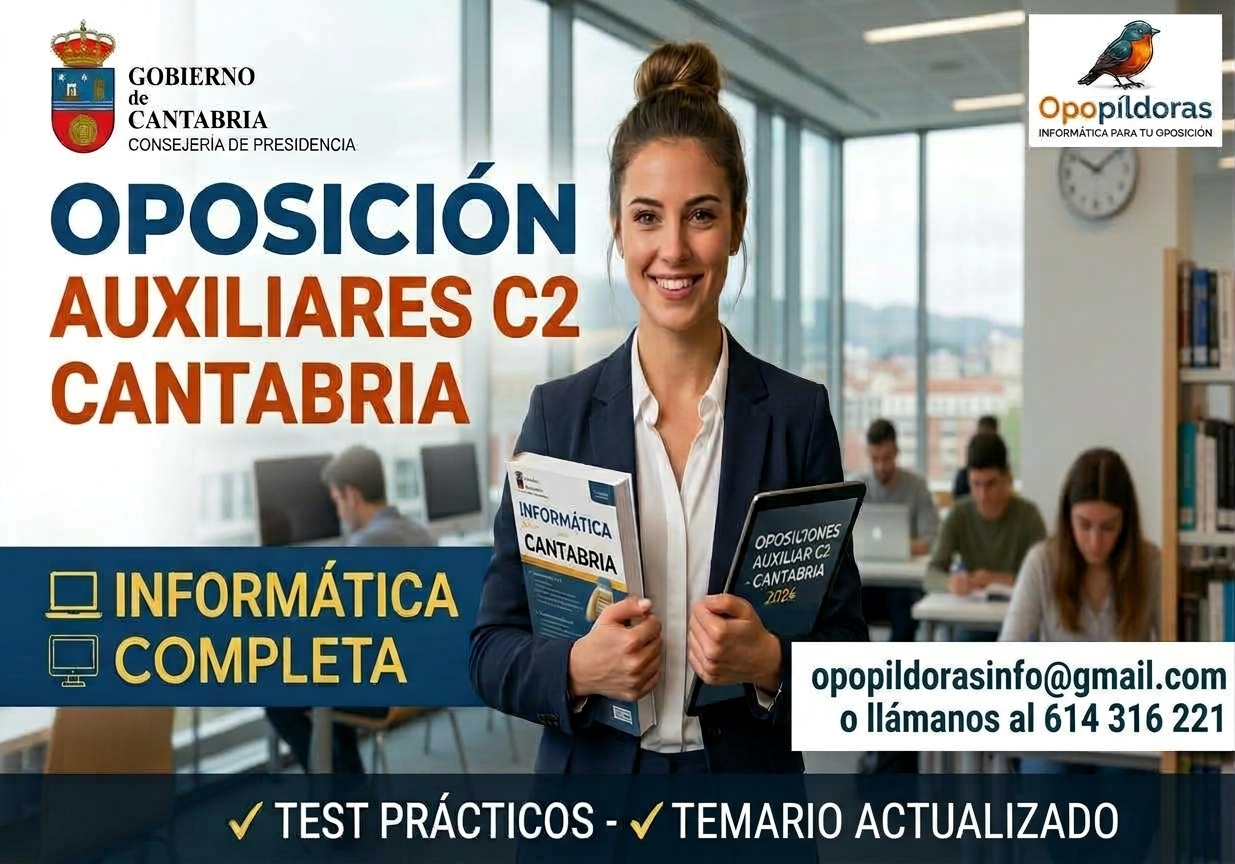 CURSO COMPLETO INFORMÁTICA C2 CANTABRIA